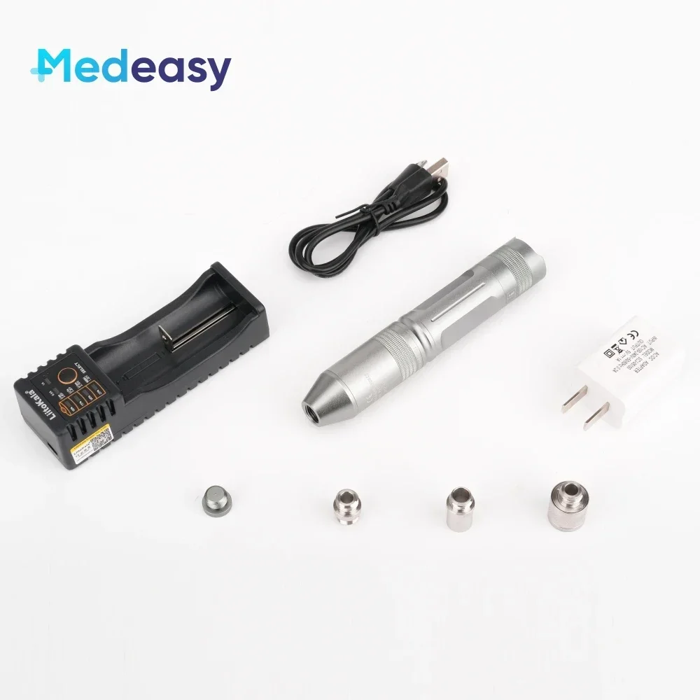 Waterproof Handheld Medical Portable Endoscope Mini 5W LED Cold Light Source for ENT Endoscopy with 3 Adapters