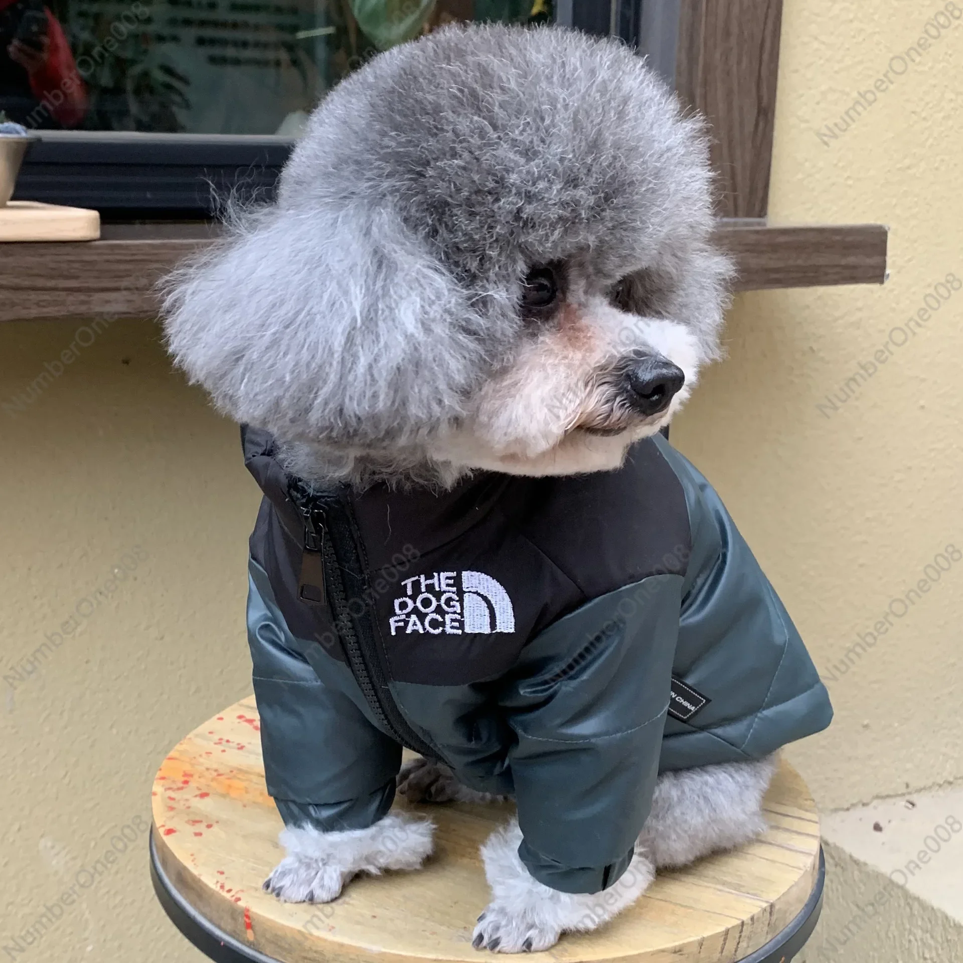 

Зимняя одежда для собак мелких пород, теплая куртка для питомцев с капюшоном, утепленное пальто для французских бульдогов, пуделей и кошек