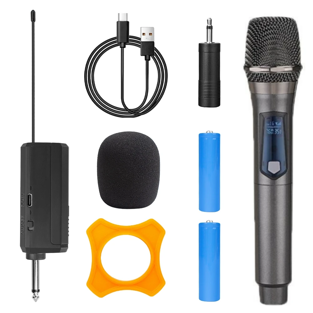 Handmicrofoon 2.4G draadloze microfoon Oplaadbare microfoon Multi-microfoonkits voor karaoke Live Party Show Meeting Handheld Microphone 2.4G Wireless Microphone Rechargeable Microphone - afbeelding 1