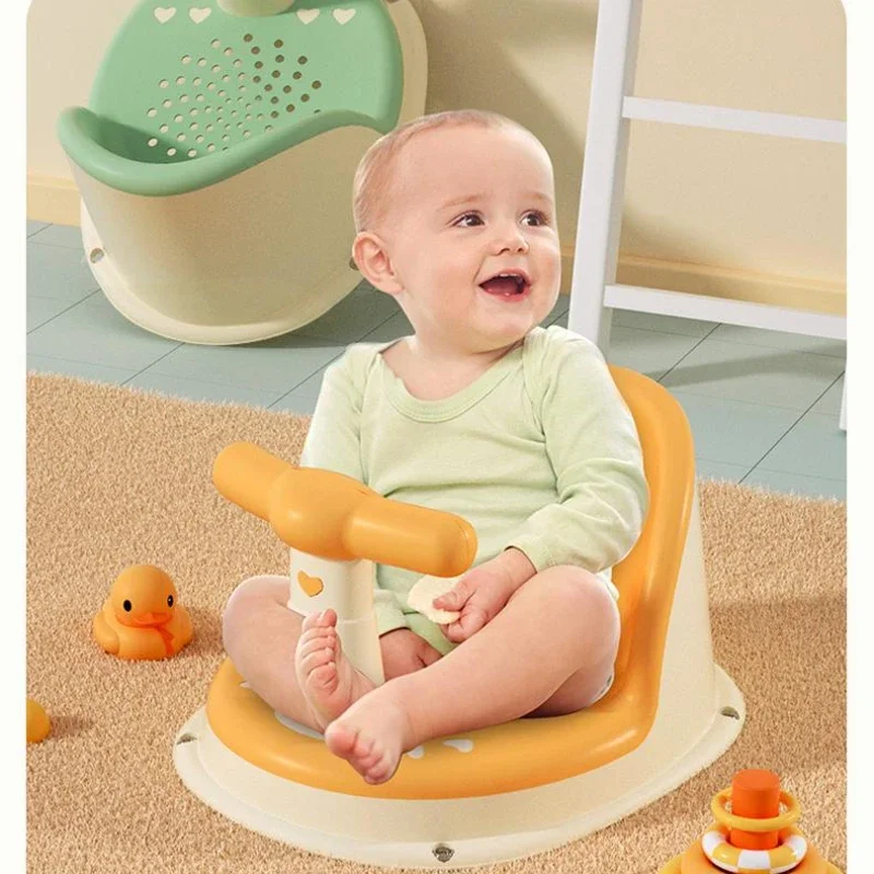 

Children's Shower Seat Portable Shower Stand for Newborns and Young Children Children's Growth Accessories