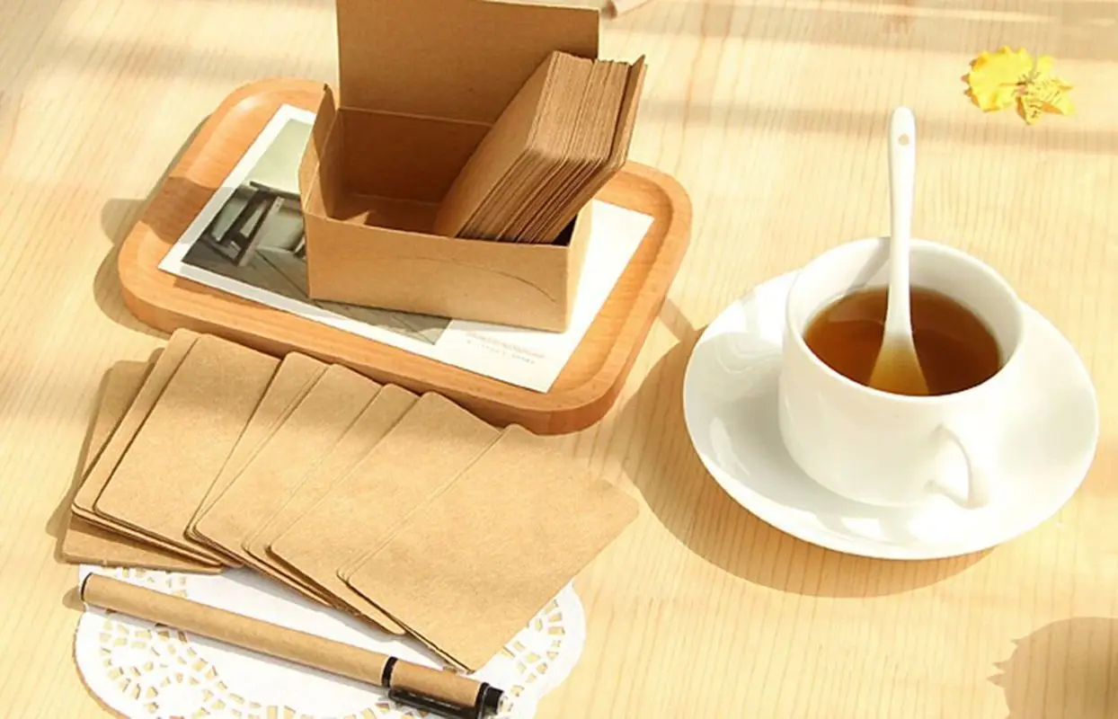 100Pcs 9*5.2cm Blank Card For Business Cards For Message And Book Name Blank Cards For Business Card Message Cards