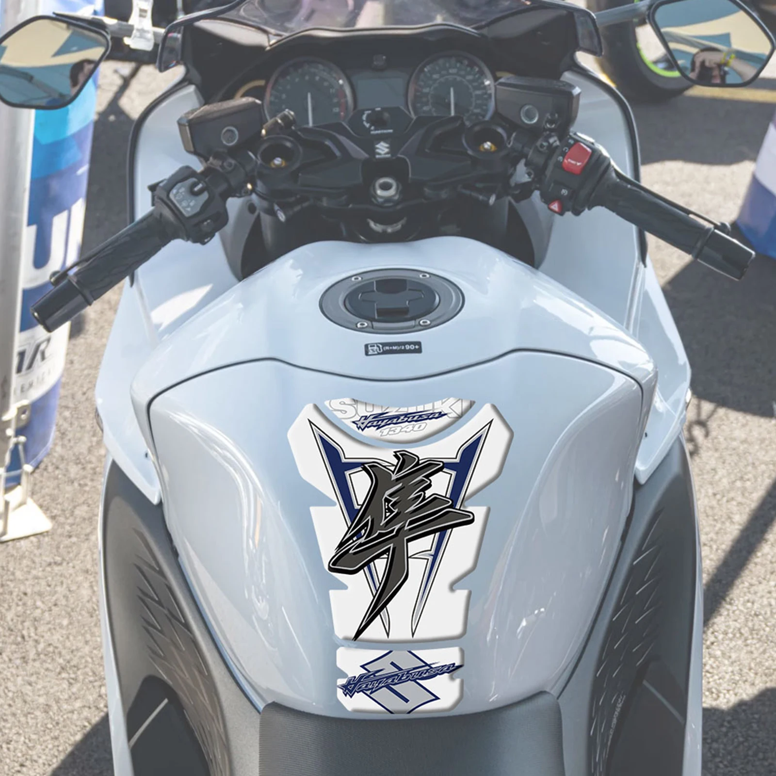 

3D Motorcycle Fuel Tank Pad Sticker Protection Decal Kit Decorative Stickers For Suzuki Hayabusa GSX1300 R GSXR1300 2008 - 2020