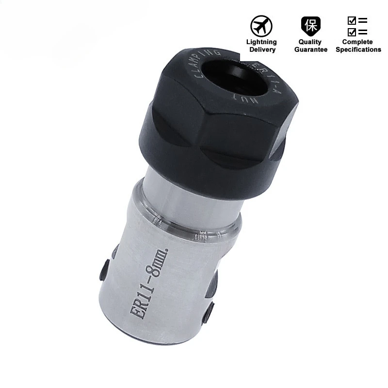 Imagem -02 - Chuck Spindle Motor Shaft Extension Rod Pinça Ferramentas Torno Spindle Cutter Holder Inner mm mm mm Er11