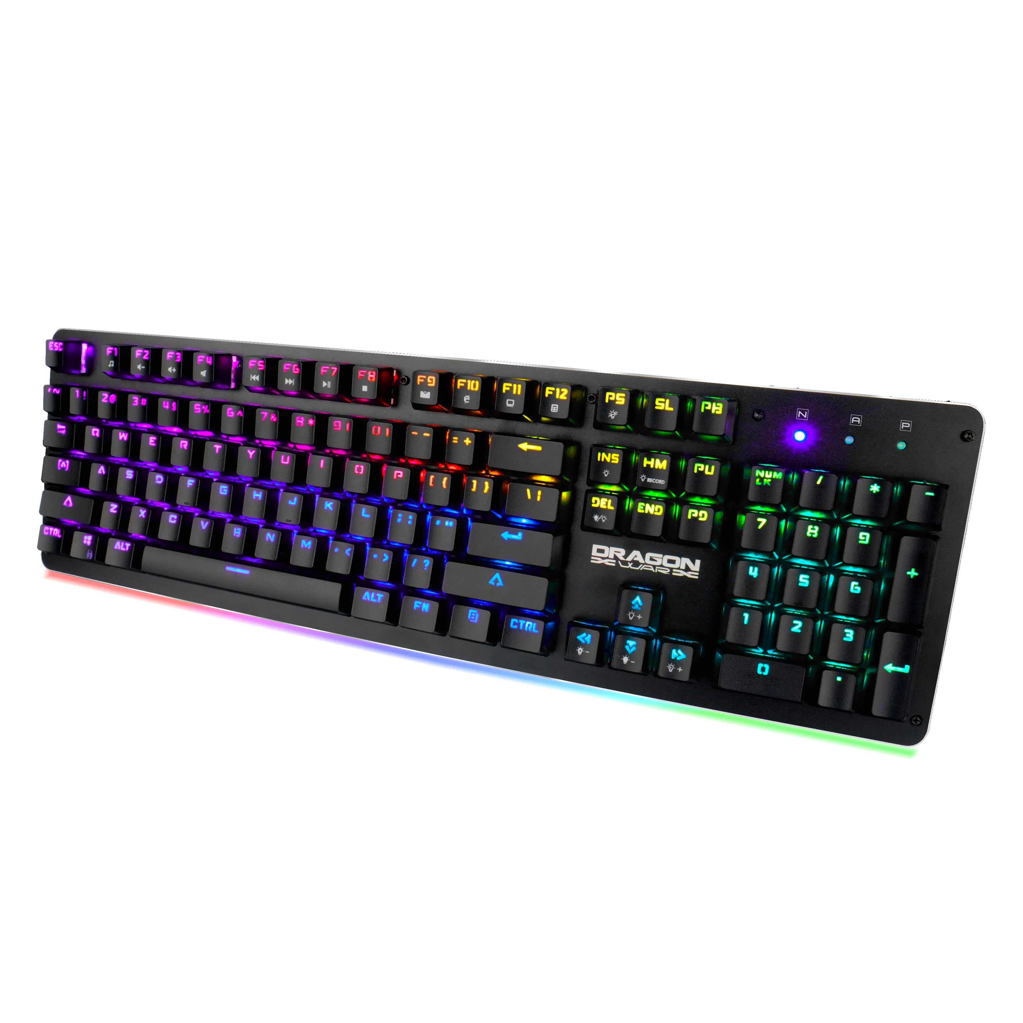 

Dragon War OEM RGB Outemu Ergonomics blue mechanical switches USB wired gaming mechanical keyboard