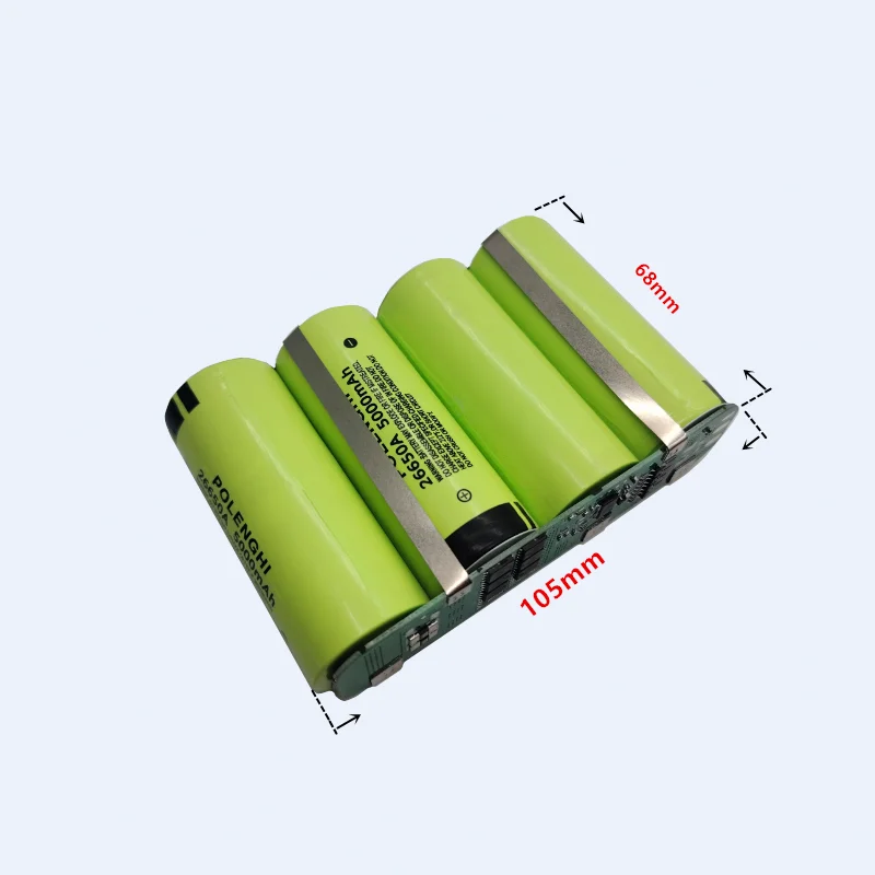 14.8V 5000mAh 26650 4S1P Battery Pack 15A Intelligent BMS Protection Board