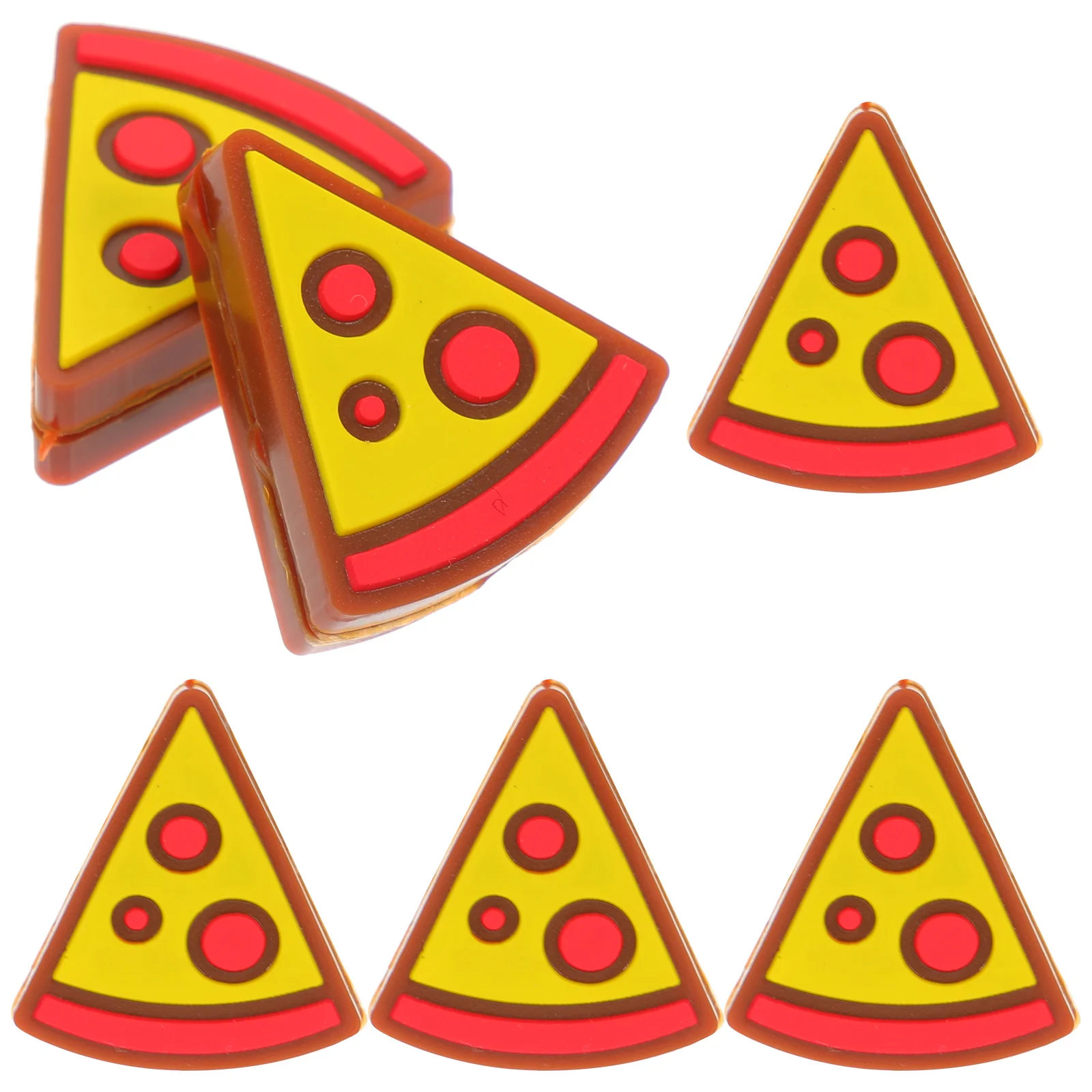 

6Pcs Tennis Racket Silicone Vibration Dampeners Food Pattern Shock Absorbers Lightweight Portable Racket Accessories