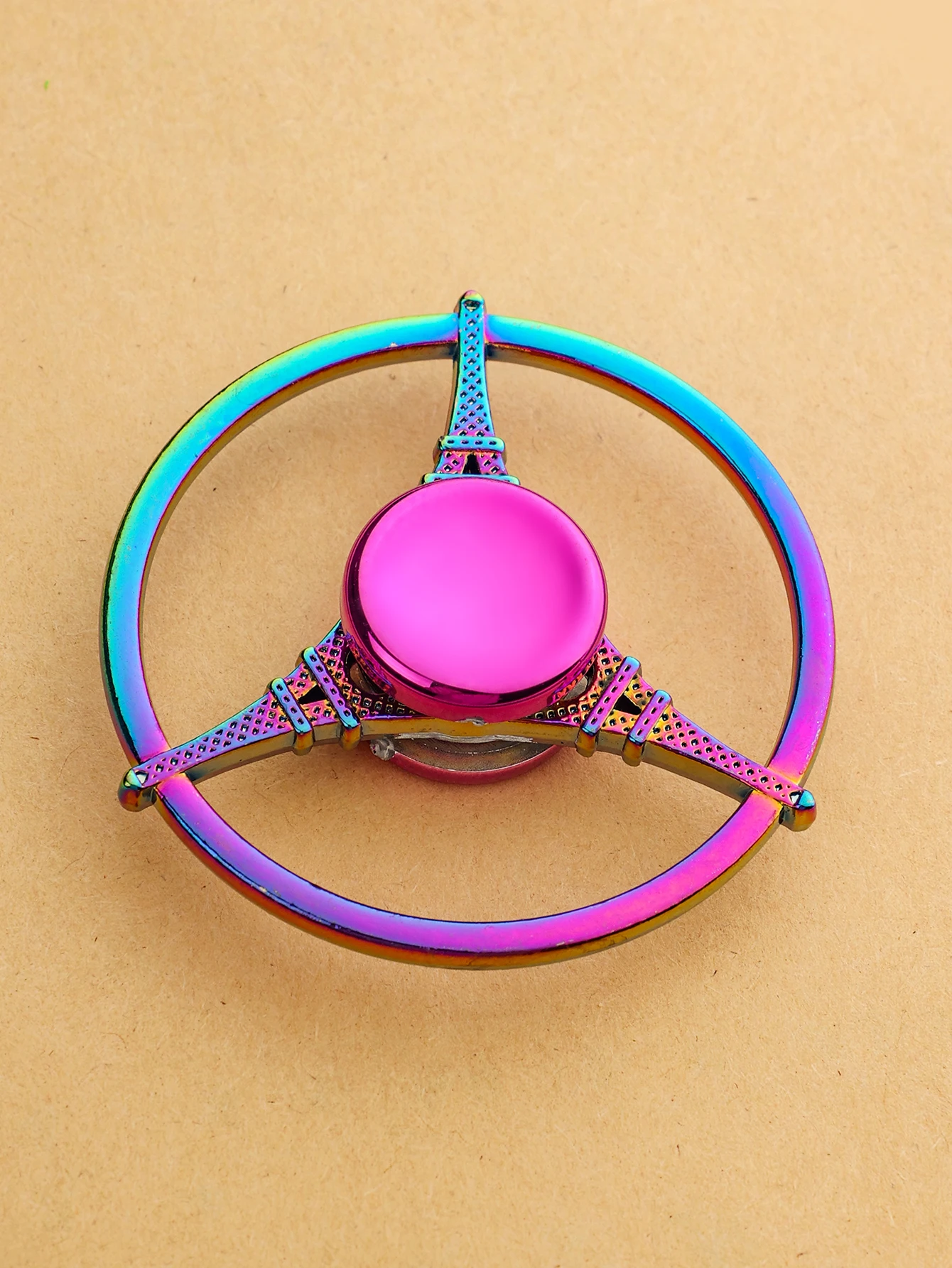 Buntes Fingerspinner-Spielzeug aus Zinklegierung zur Stressabbau und Unterhaltung, ideal für Teenager