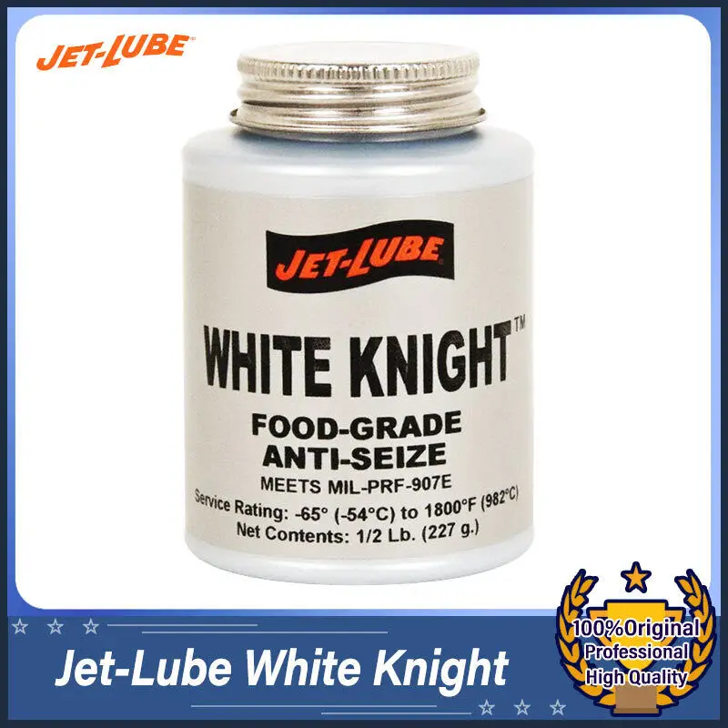 Jet-Lube White Knight Food Grade 227g Lubricant Applies in Contact with Food