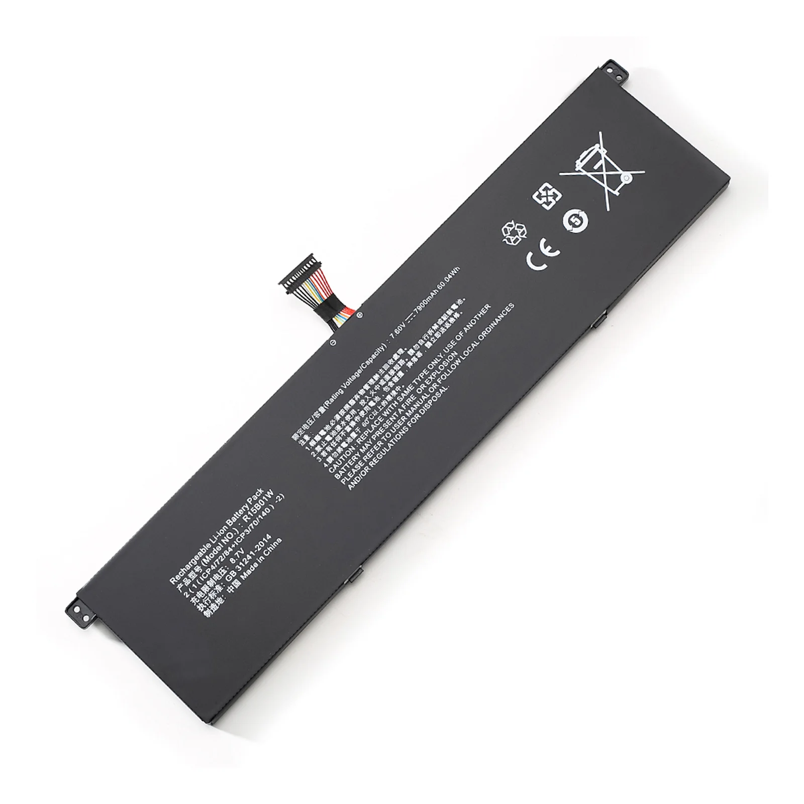 Imagem -06 - Bateria do Portátil Bvbh R15b01w para Xiaomi Pro 15.6 Gtx Série Tm1701 Notebook 7.6v 7900mah 60 wh Novo