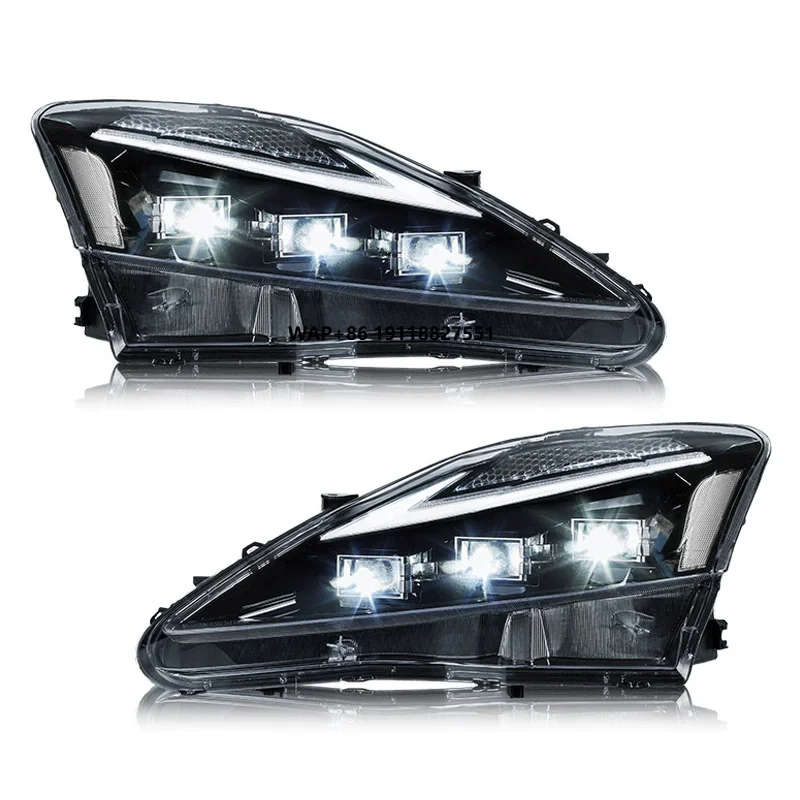 Model Lens Car LED Headlight Assembly IS300 12V New 6500K 4600 Lumens H7 Universal Fitment High Quality