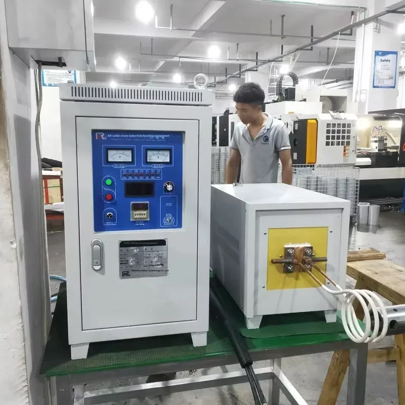 Hot Forging And Quenching Mini Induction Heater Handheld Copper Tube Welding Brazing And Quenching Machine