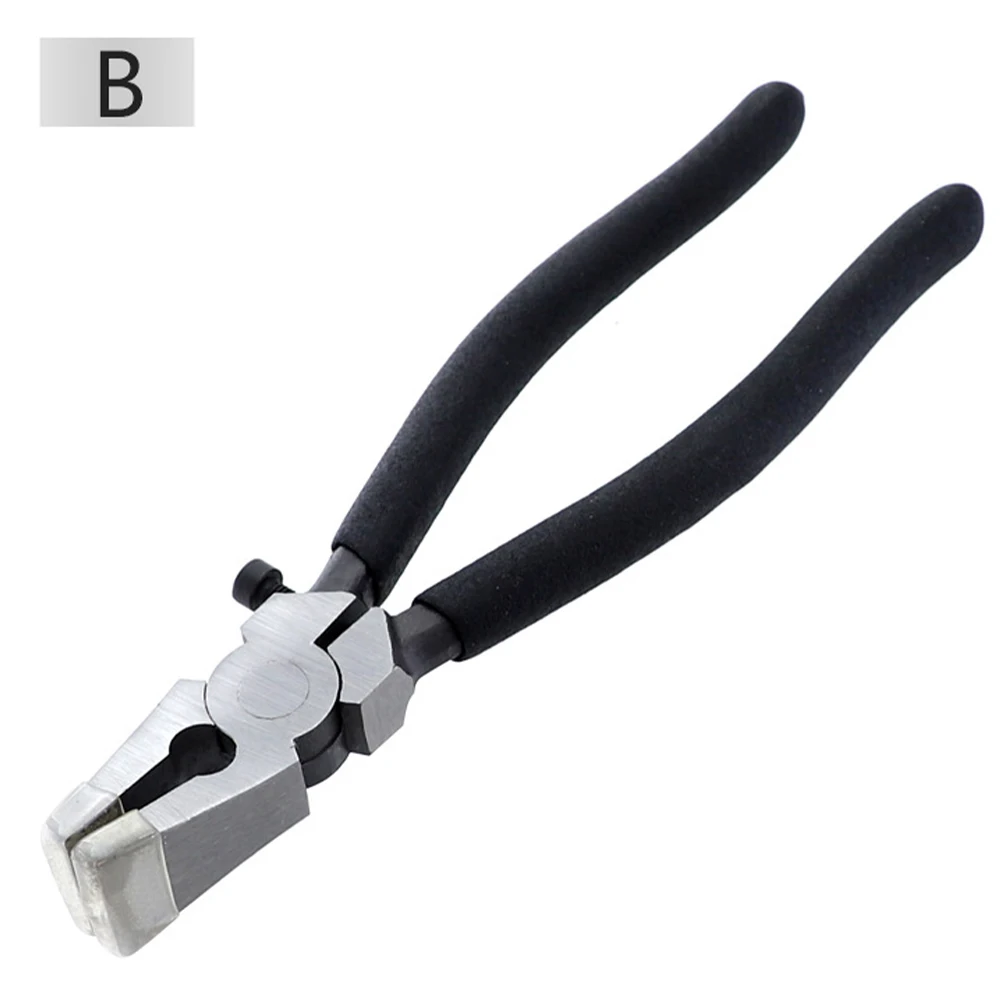 Flat Nose Pliers 8 inch/6 inch Adjustable Glass Pliers Heavy Duty Breaking Pliers for Tiles Floor Glass Hand Tools