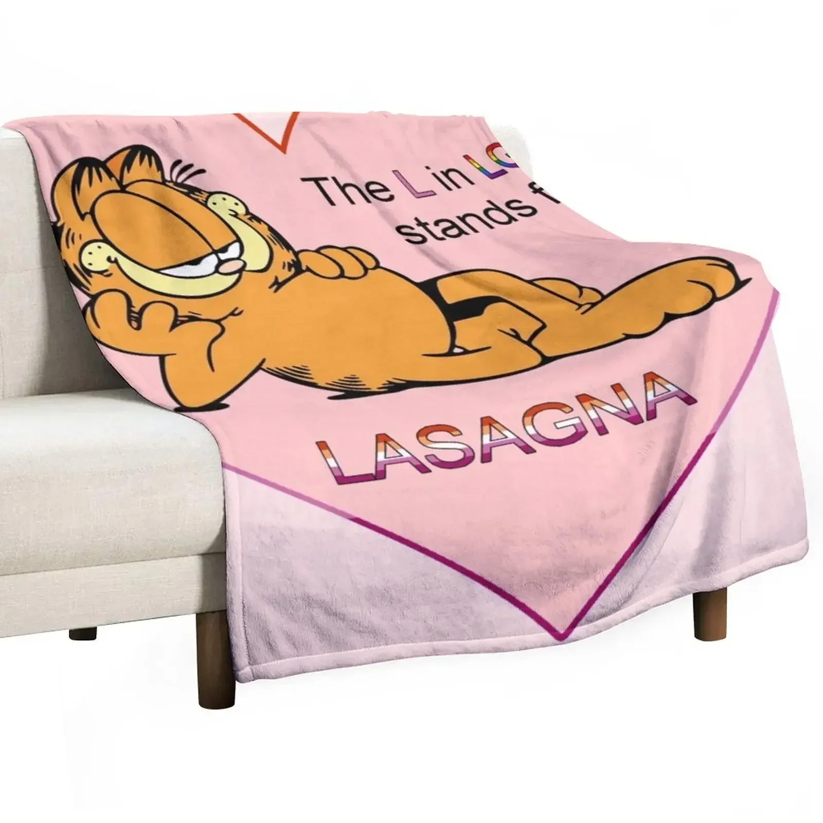 The L in LGBT stands for lasagna Throw Blanket Bed linens blankets ands Decorative Throw Blankets