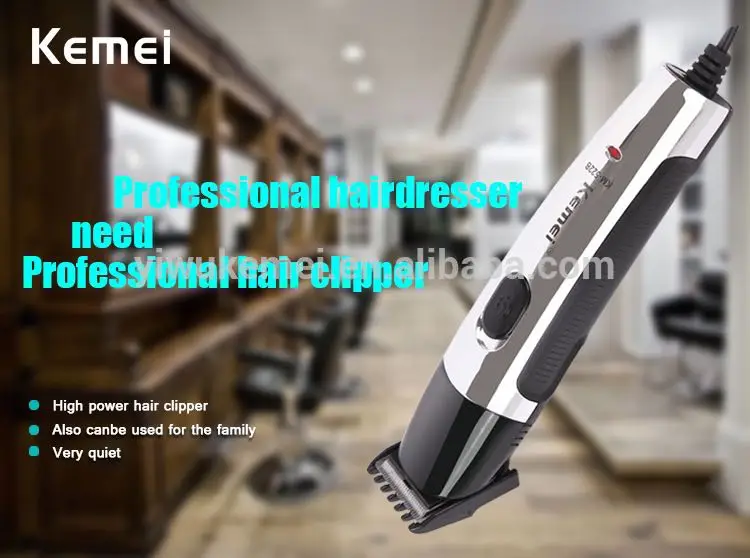 цена Kemei Rechargeable Electric Hair Clipper Km-522b Hair Trimmer And Nose Trimmer 2 In 1