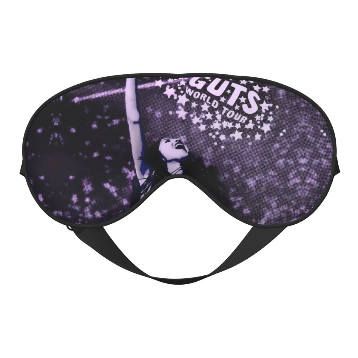 

Мягкая дорожная маска для глаз O-Olivias на заказ, двусторонняя повязка на глаза, регулируемые Guts World Tour Block Out, легкие патчи для глаз для дома