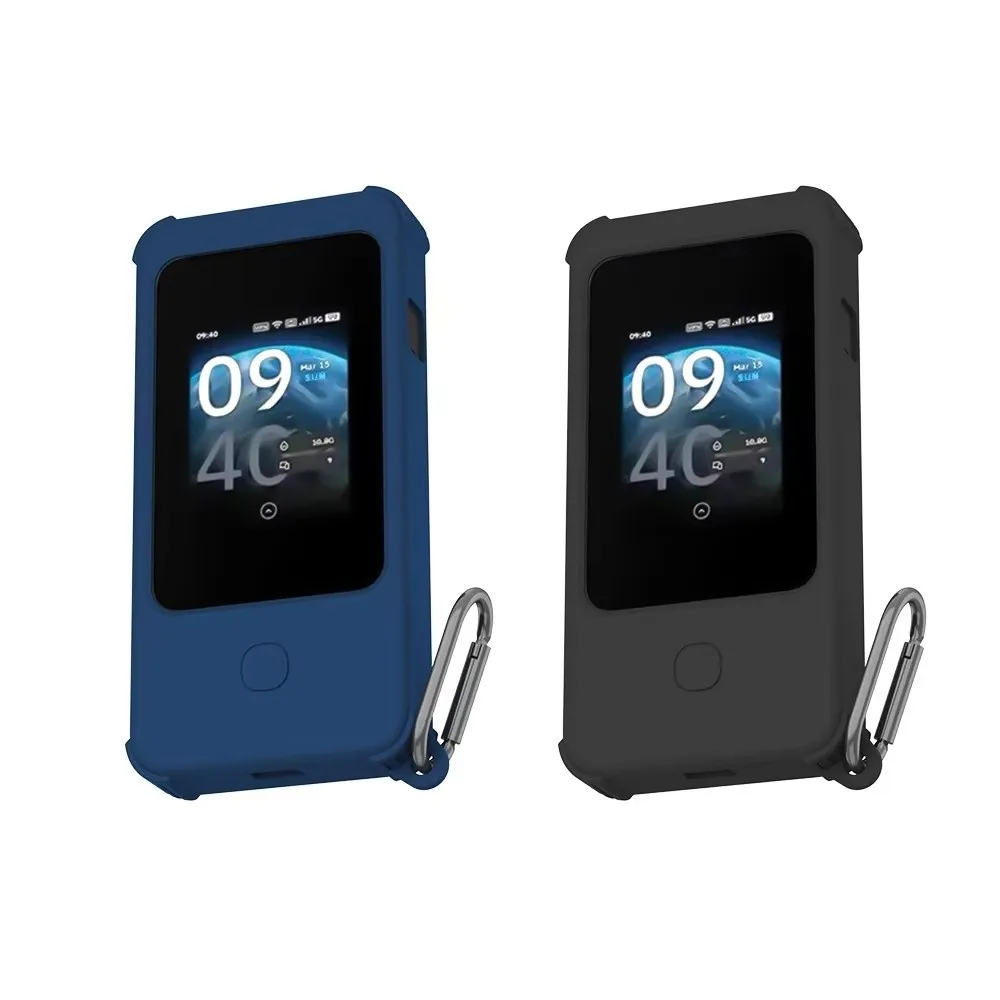 Silicone Travel Router Cover Soft with Grip Texture Router Case Anti-Scratch Shockproof for GL.iNet MUDI 7 (GL-E5800)