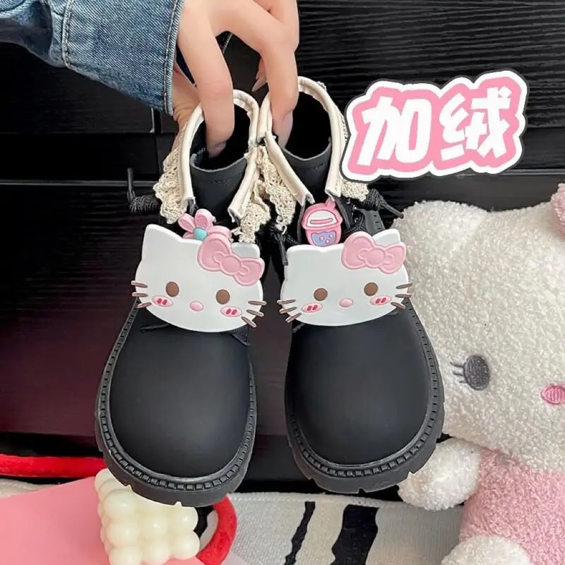 

Hello Kitty Sanrio Winter Teeth for Children Boots Boys Kids Girl Children's Boy's Shoes Uggs Snow Baby High Girls Rubber Women