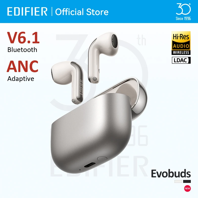 Edifier Evobuds トゥルーワイヤレスイヤホン Bluetoothイヤホン AI