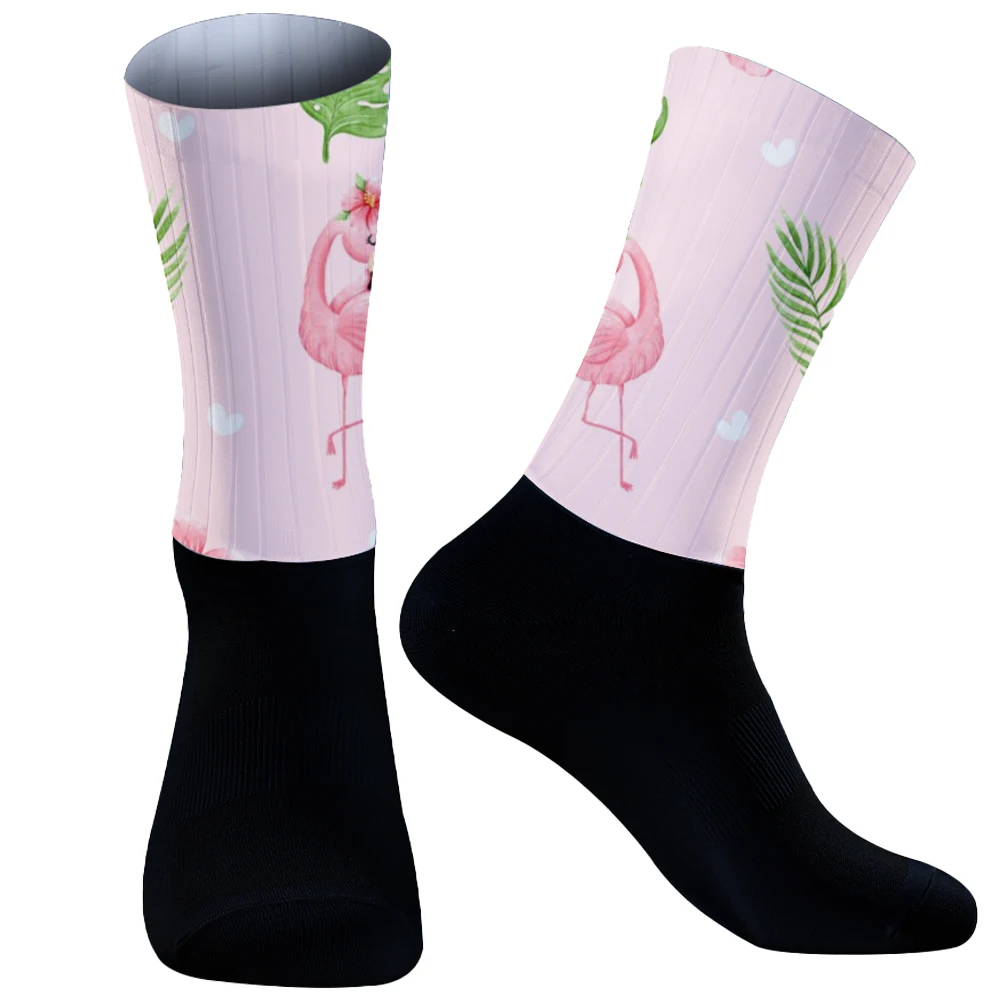 

2024 New Animal Flame Bird Sport Sock Anti Slip Professional Bike Socks Bicycle Men And Women Sports Socks Racing Cycling Socks