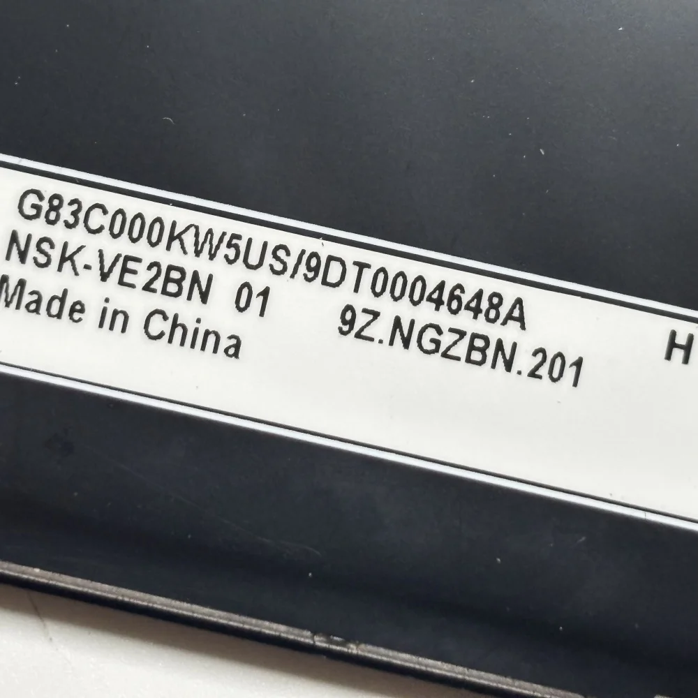 100% جديد وأصلي باللغة الإنجليزية الأمريكية للوحة مفاتيح الكمبيوتر المحمول Toshiba Dynabook Tecra A40-G مع إضاءة خلفية NSK-VE2BN 9Z.NGZBN.201