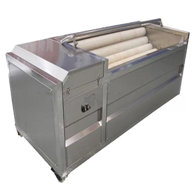 

Fully automatic, fruit and vegetable rhizomes, similar mud removal and peeling, hair roller cleaning machine