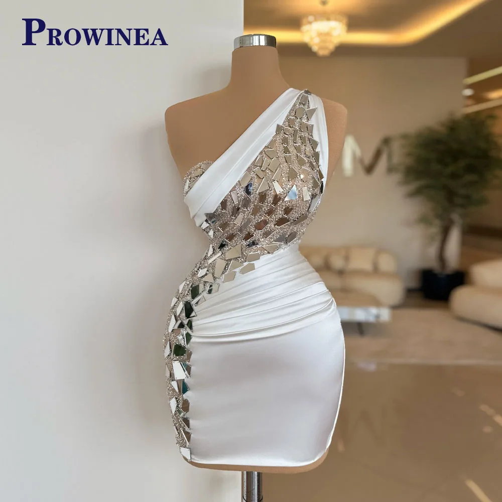 homecoming dresses silver glitter Light Pink Bodycon Homecoming Dresses Rhinestones Bow Birthday Dresses –  prommirror main image 1