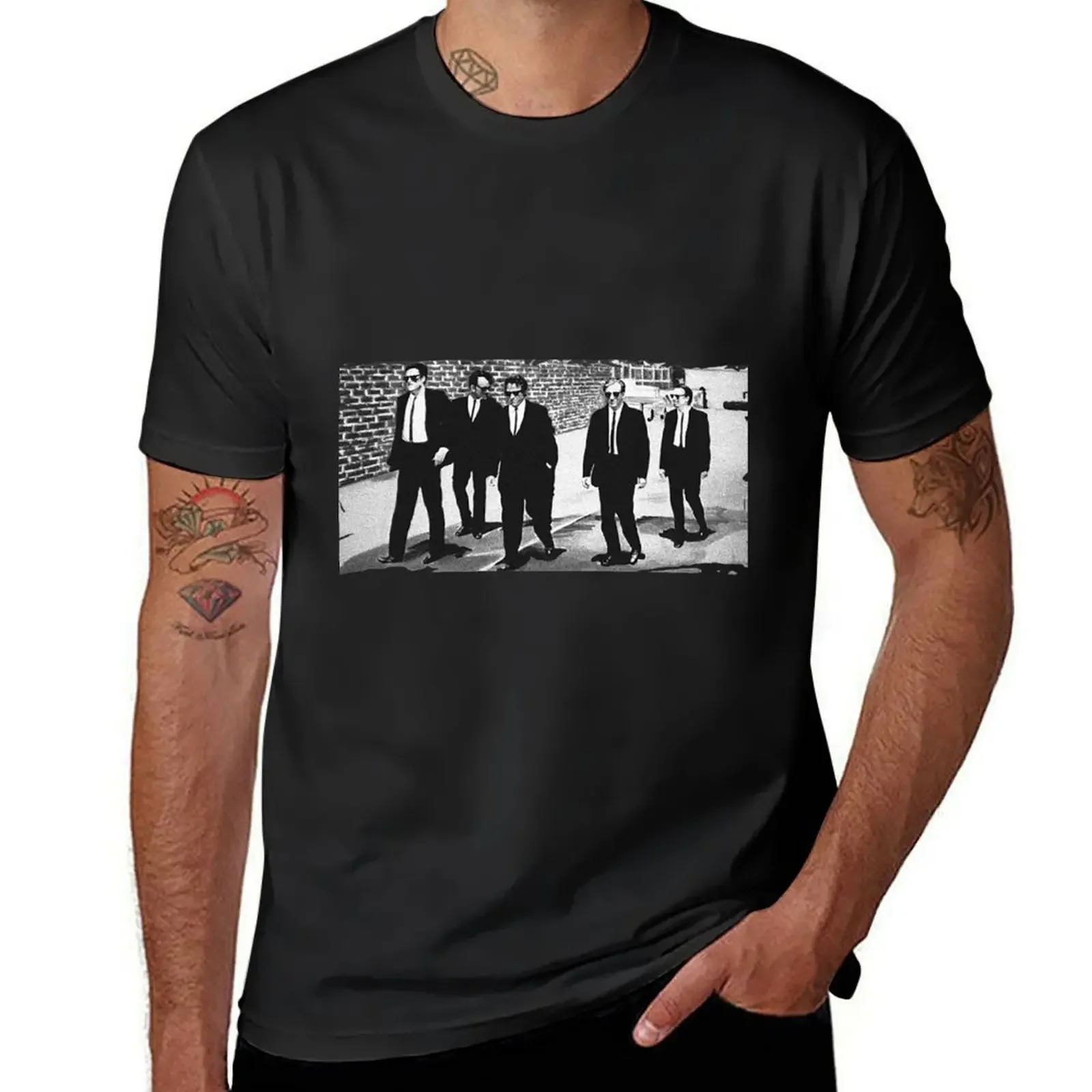 Reservoir Dogs T-Shirt blue archive vintage clothes summer top Blouse clothes for men