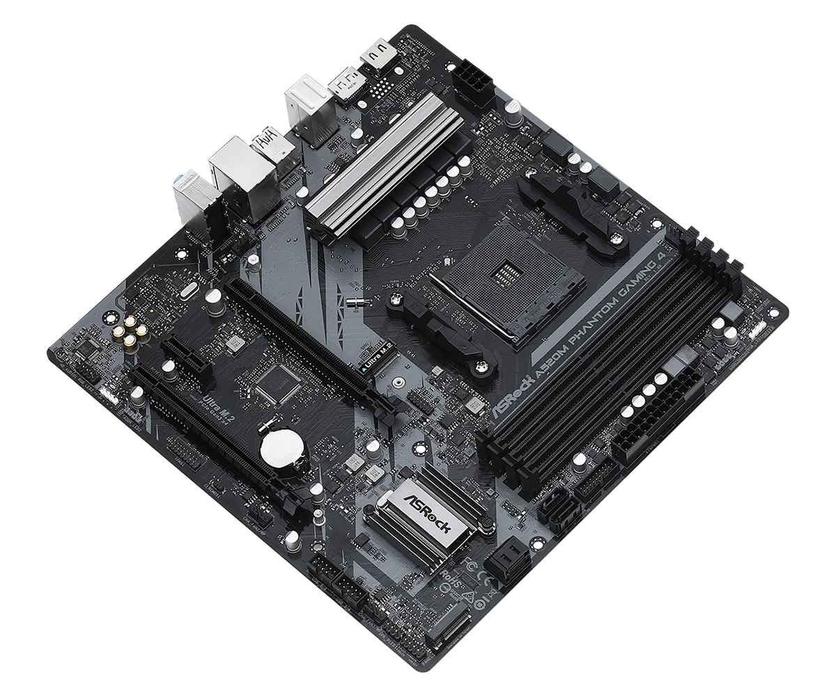 ASrock A520 Motherboard A520M PHANTOM GAMING 4 Motherboard AM4