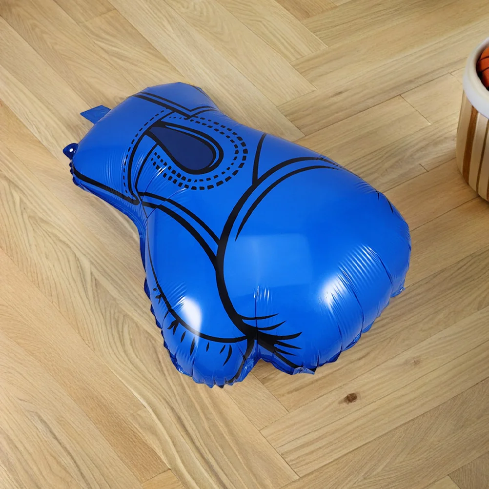 

6Pcs Inflatable Boxing Glove Foil Balloons Colorful Decorations for Wrestling Sports Birthday Party Supplies Decorative Balloons