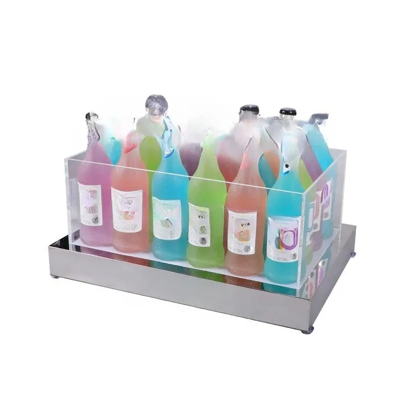 

Bar KTV luminous beer barrel acrylic wine base new LED creative champagne cocktail ice bucket