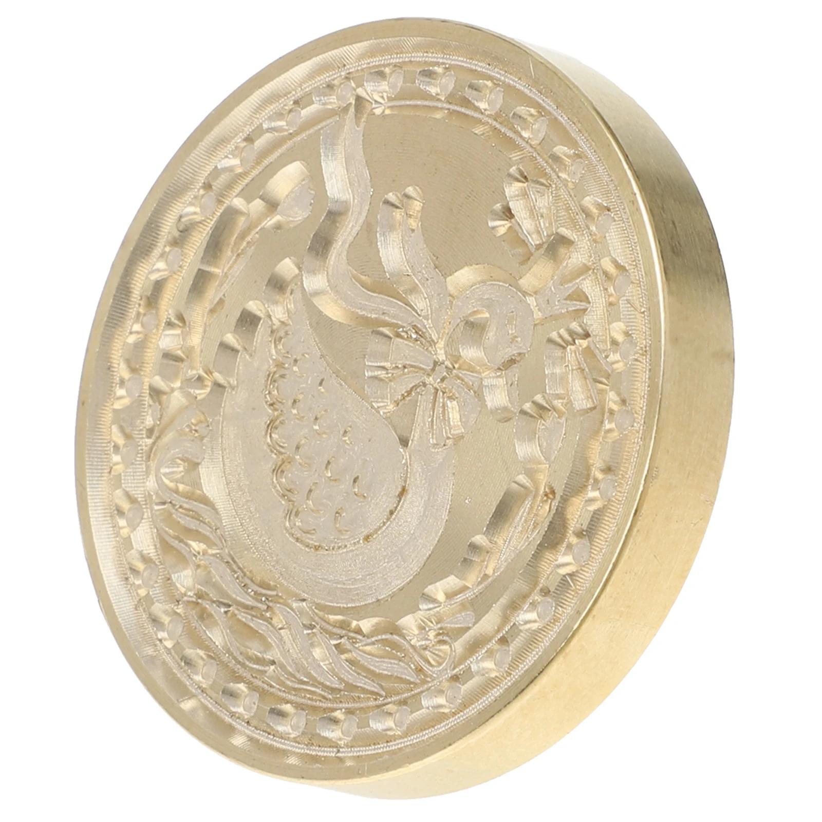 

Fire Heads Premium Brass Christmas Style Envelope Wax Sealing Stamp Craft Durable Replacement For Valentine'S Day