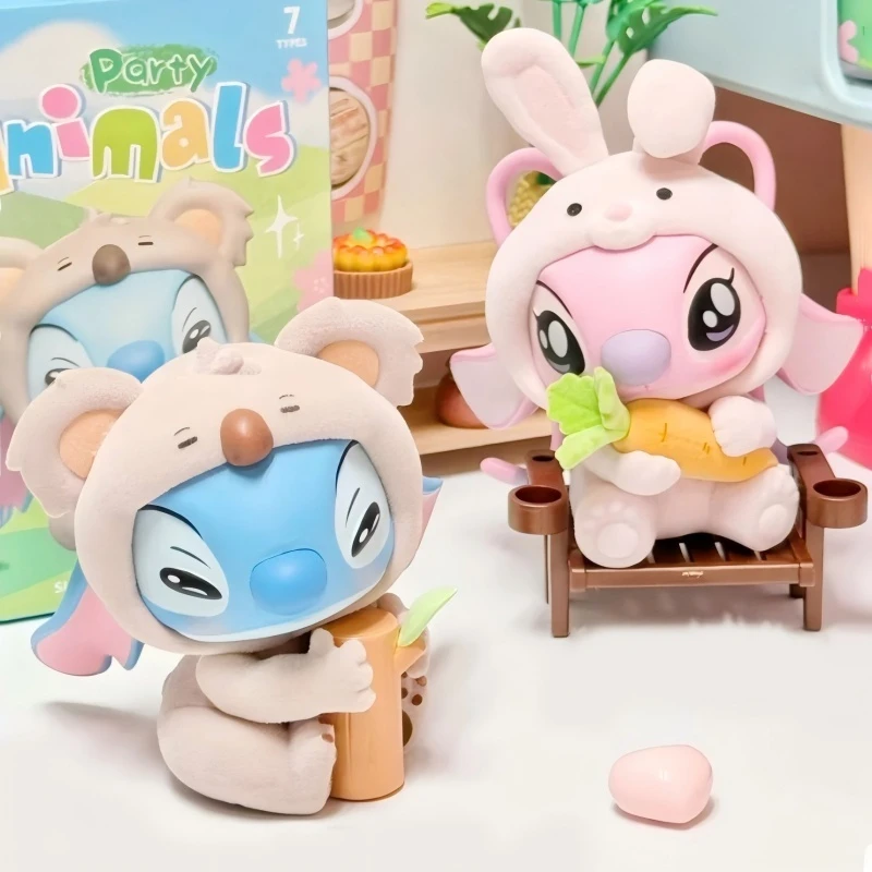 Disney Anime Peripheral Star Baby Series Animal Party Blind Box Cute Cartoon Surprise Box Doll Ornament Handmade Christmas Gift