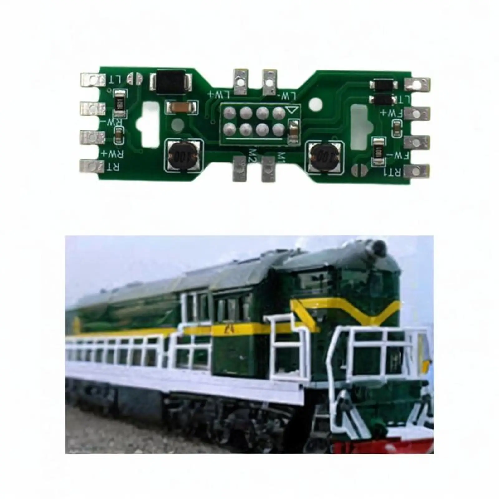 1:87 HO Scale Circuit Board, Sturdy Upgrade Ho Trains Circuit Board, Electric Train Parts for Toys Hobbies,