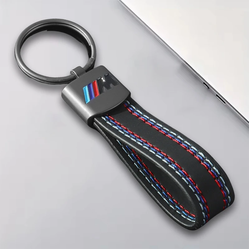 Porte-clés emblème de voiture 3 couleurs, porte-clés décoratif pour BMW M X1 X2 X3 X4 X5 G30 G32, accessoires de modification intérieure automobile
