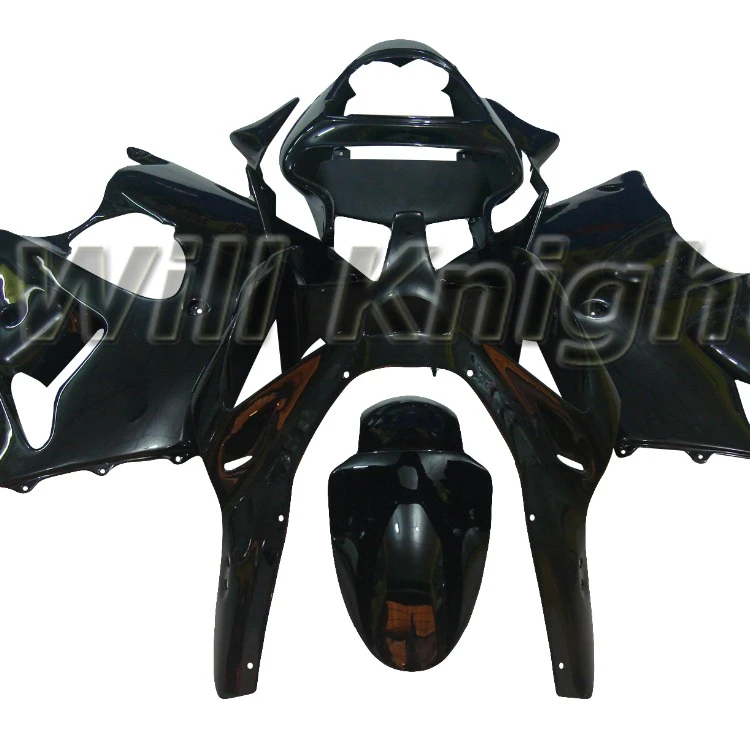 100% Fit Injection Fairings For Kawasaki Ninja 636 ZX6R ZX-6R 00 02 ABS Plastic Complete Motorcycle Fairing Kit Black