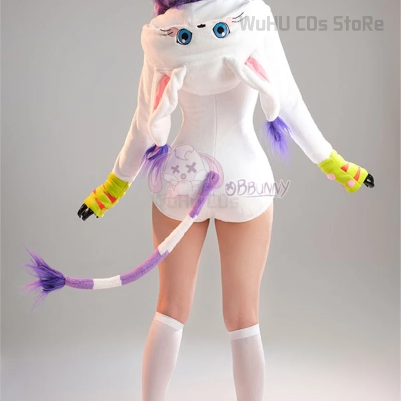 Anime Cosplay Gatomon Tailmon Neko Cosplay Costume Cute Halloween Sexy Romper Bodysuit Hooded Belt Tail Anime Doujin Suit