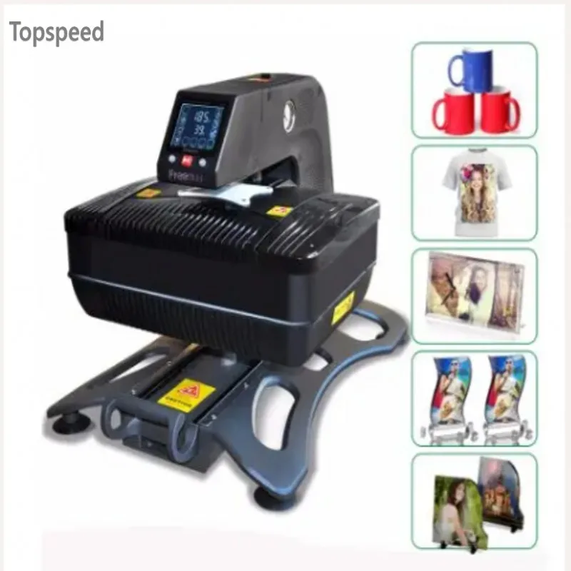 

2025 New 3D Sublimation Heat Transfer Printer Vacuum Press Machine for Cases Mugs T-shirts Plates Multifunctions