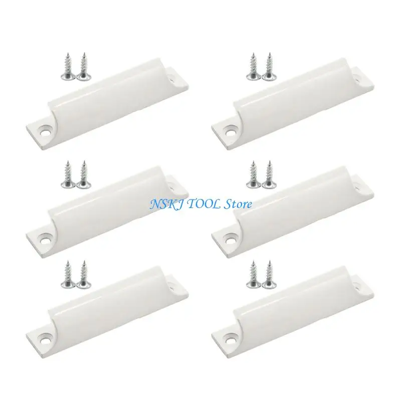 L8RC 6pcs Modern Cabinet Handle 3 Inch Metal Bar Pulls Corrosion Resistant Handles Simple for Kitchen & Bathroom Drawers