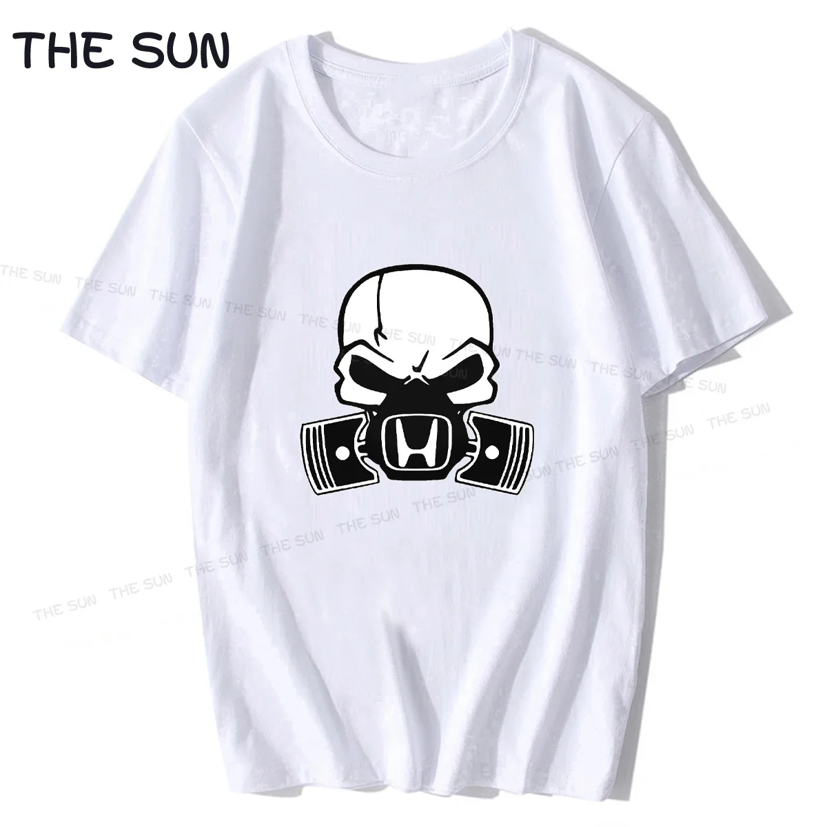 

New Cool Buell American Motorcycles Skull Piston Funny T-shirt Novelty Tshirt Women Men T Shirt cotton