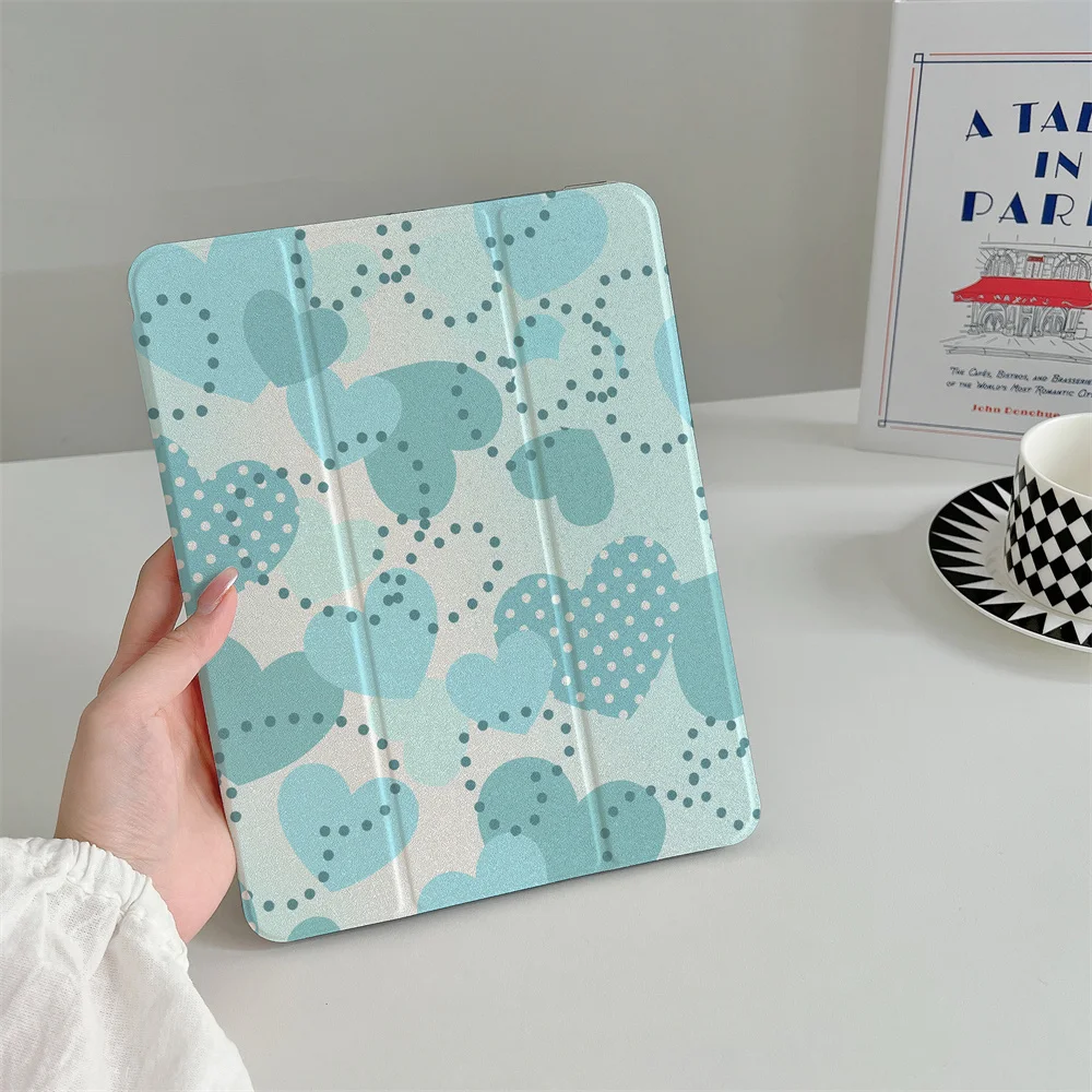 

New Cute Love Creative Protective Cover Suitable for Apple iPad Pro 2024 11 inch 2025 Air 5/4 10.9 iPad 10 9.7 10.2/10.5 Mini 6