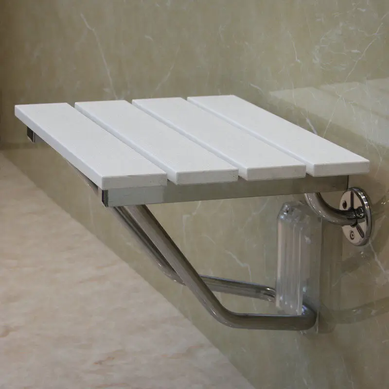 Le Meishi, wall-mounted chair, aisle , shoe changing folding , bathroom , changing clothes, porch stool, wall-mou