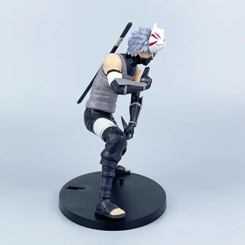 Nova figura de anime naruto 18cm hatake kakashi pvc figura de ação modelo boneca carro ornamentos coleções brinquedo presentes