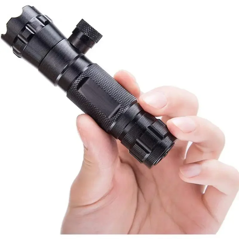 Tactical Hunting Laser Pointer Sight 532nm Green/Red Dot Rifle Underbarrel Mount Compact Scope Adjustable Up Down Left Right