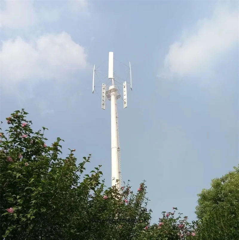 New Design Solar Hybrid 200kw 400v Vertical Axis Wind Turbine Generator System Kits