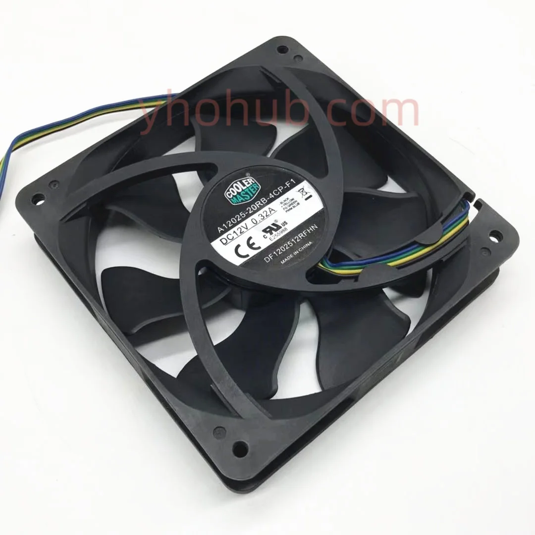 CoolerMaster A12025-20RB-4CP-F1 DC 12V 0.32A 120X120X25mm Cooling Fan