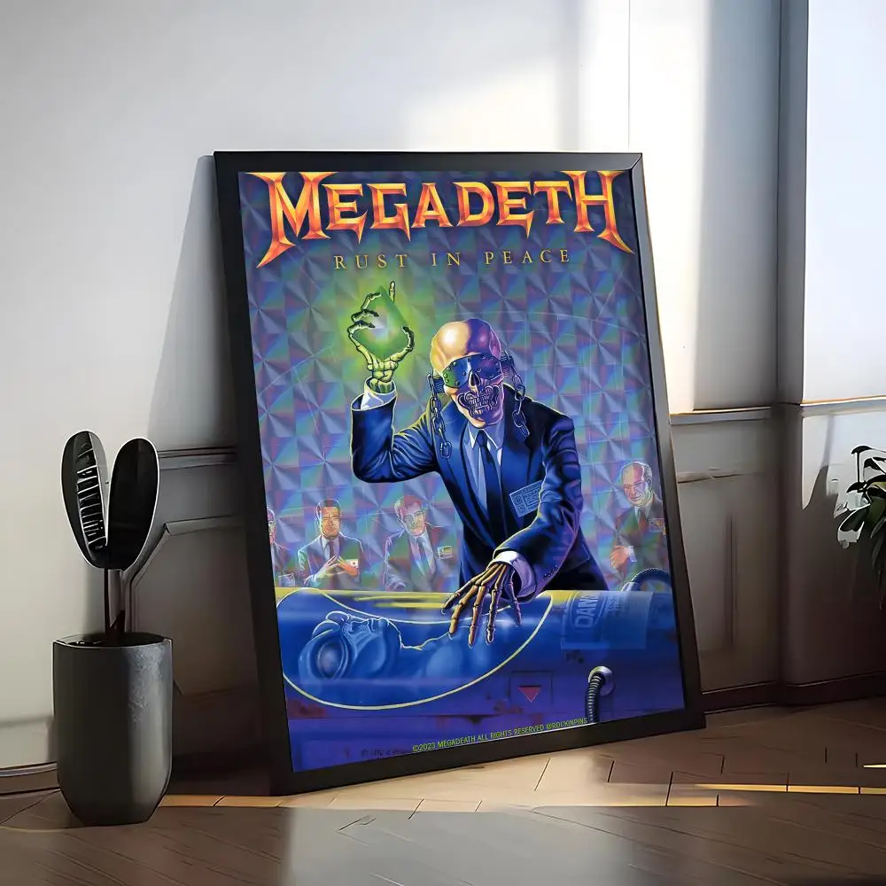 Metal Band M-MeGAdEth Poster Premium Aesthetic Waterproof Wall Art Sticker for Living Room Or Home Decoration HD Prints Gift - view 4