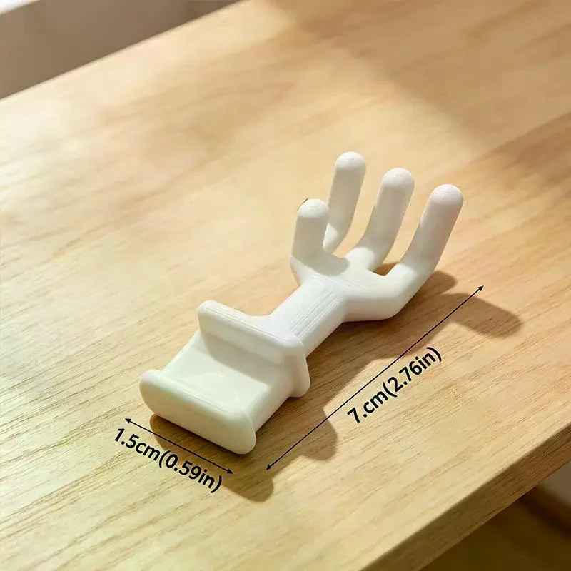 Creative Hand Shaped Laptop Lid Holder Notebook Screen Support Bracket Portable Cooling Elevation Accessory For Office Use
