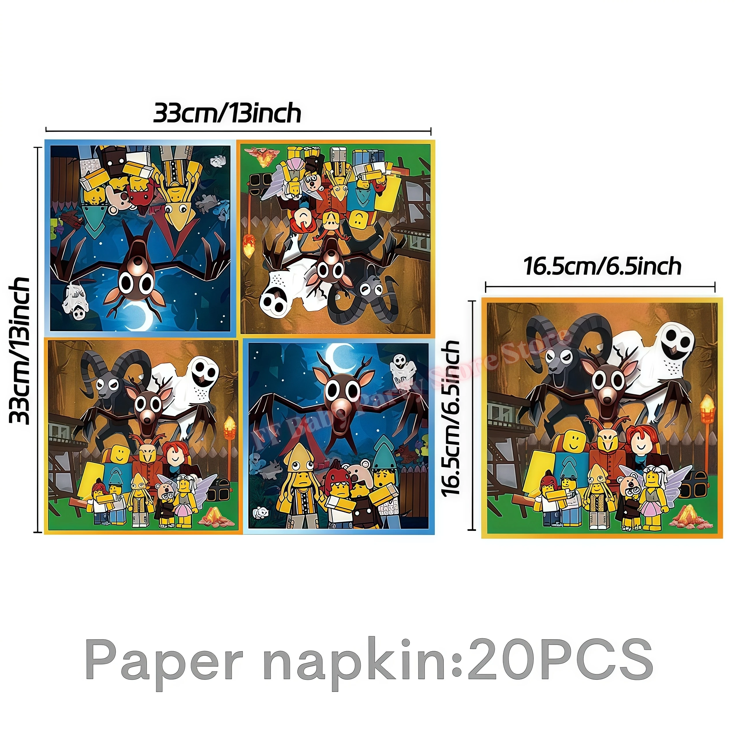99 Nächte im Wald Party-Geburtstagsdekoration Hirsch-Motiv Tasse Teller Serviette Ballon für Kinder Jungen Geschenk Babyparty-Zubehör – Detail 5