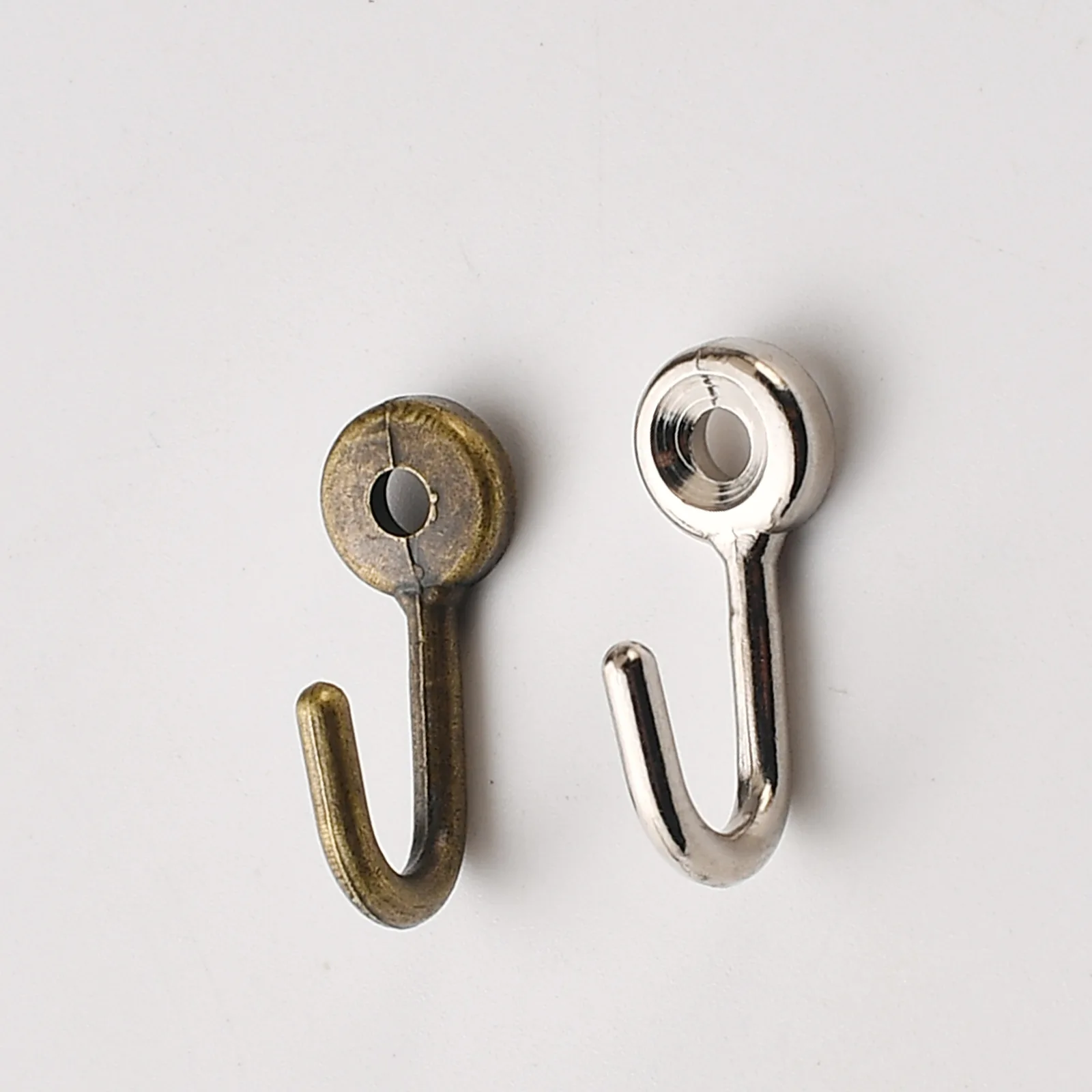 Cross-border retro simple mini zinc alloy small hook hanging jewelry jewelry box accessories hook hardware accessories