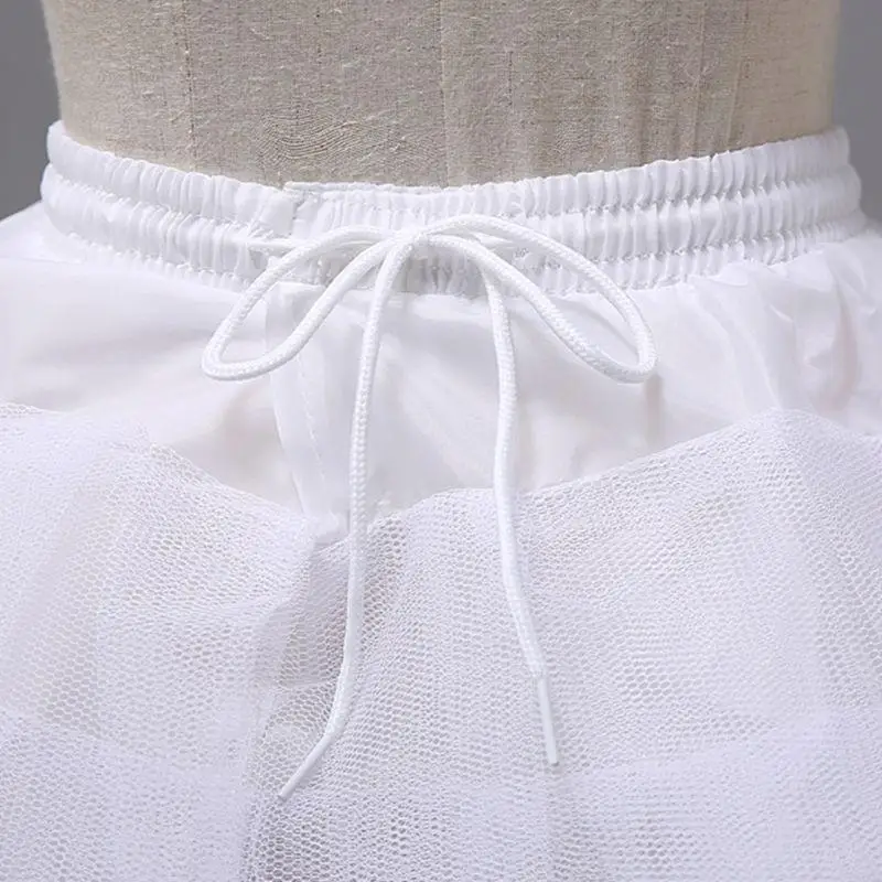 400A Women Girls Solid Color Ballet Tulle Short Crinoline Papticoat Multi camadas Bal